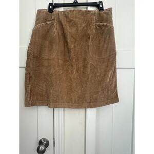 EDDIE BAUER CORDEROY PENCIL SKIRT COTTON SPANDEX BLEND WOMENS PLUS SIZE 16